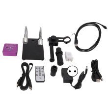 (EU Plug) 2K 51MP USB-Mikroskopkamera 150X C-Mount Objektiv US-Stecker