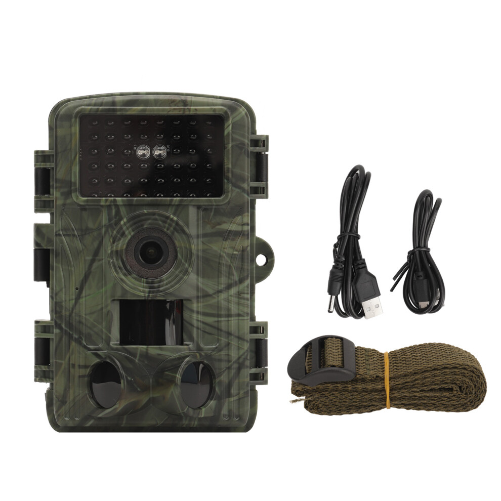 4K 60Mp Trail Camera Night Vision Ip66 Waterproof Outdoor Monitor Black/White 643505099805