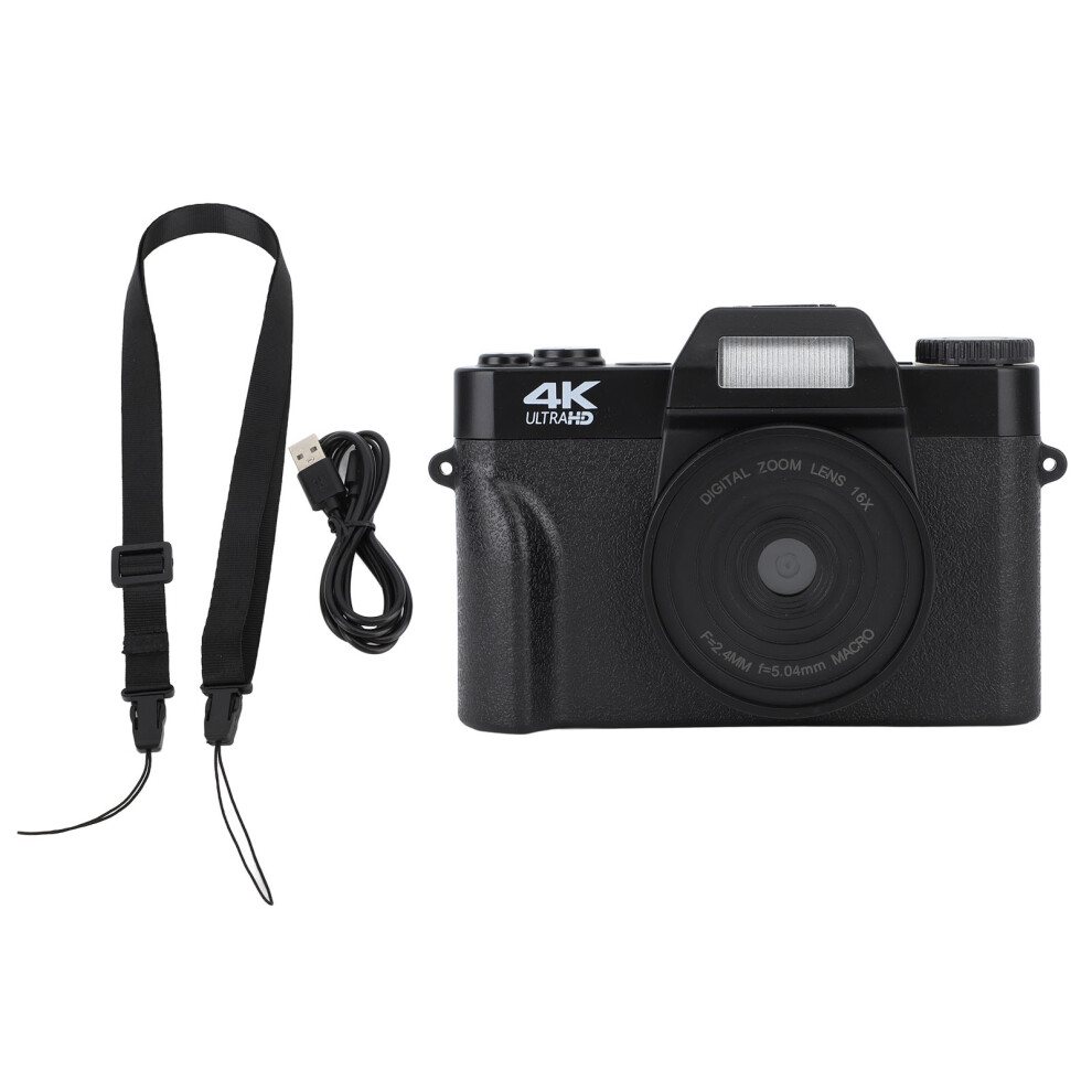 4K Hd Camera 48Mp 16X Zoom 3.0" Ips Screen Pocket Vlogging Camera 643505099959