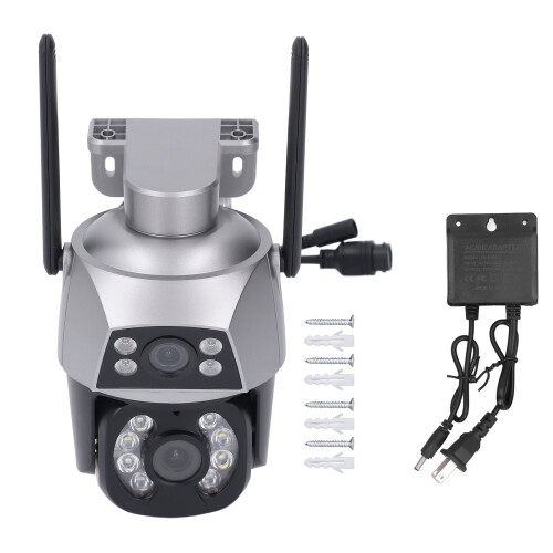 (US Plug) 2MP AI WLAN Kamera IP66