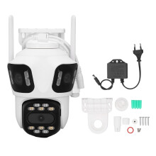 (EU Plug) 8MP AI WiFi Kamera IP66