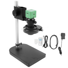 4K-41MP-USB-Mikroskopkamera 150X C-Mount 144-LED-Ringlicht
