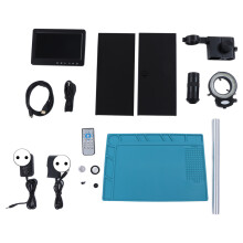 (EU Plug) Digitalzoom Stereo-Mikroskop 7-Zoll 150X 26MP 1080P USB UK-Stecker