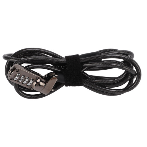 Computer Combo Cable Lock 4-Digit Resettable Anti-Theft PC 1
