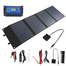 (20A) 120W faltbares Solarpanel mit 12V/24V PWM-Regler, 20A