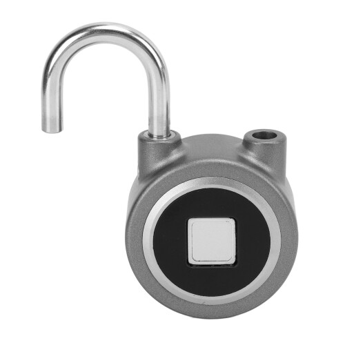 (Grey) Fingerabdruck-Schloss USB-Ladung Remote Gym Safe 1