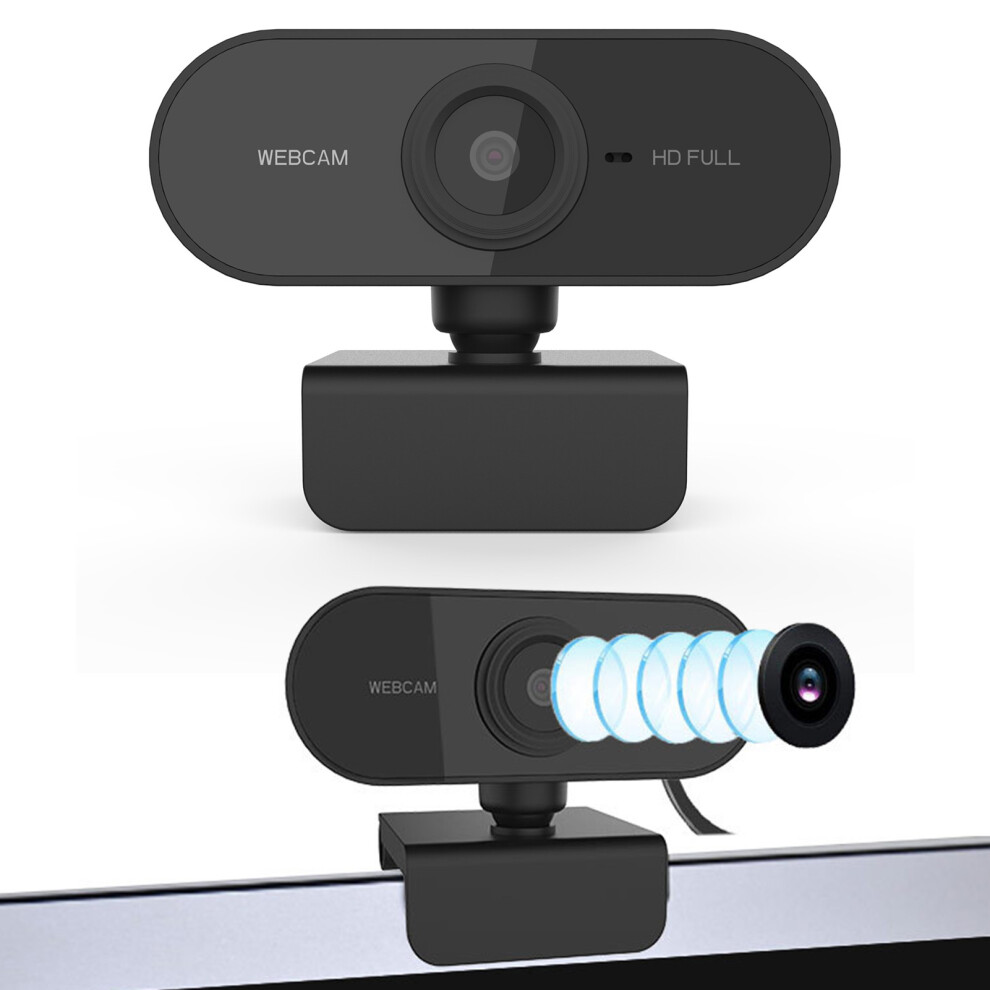 2K Usb Hd 1080P Pc Webcam With Microphone Adjustable Base 604725130365