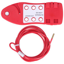 Cable Lockout Portable Wear Resistant High Temp Nylon Security Lock