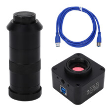 8MP 4K USB Mikroskopkamera 130X C-Mount für Handy/PCB