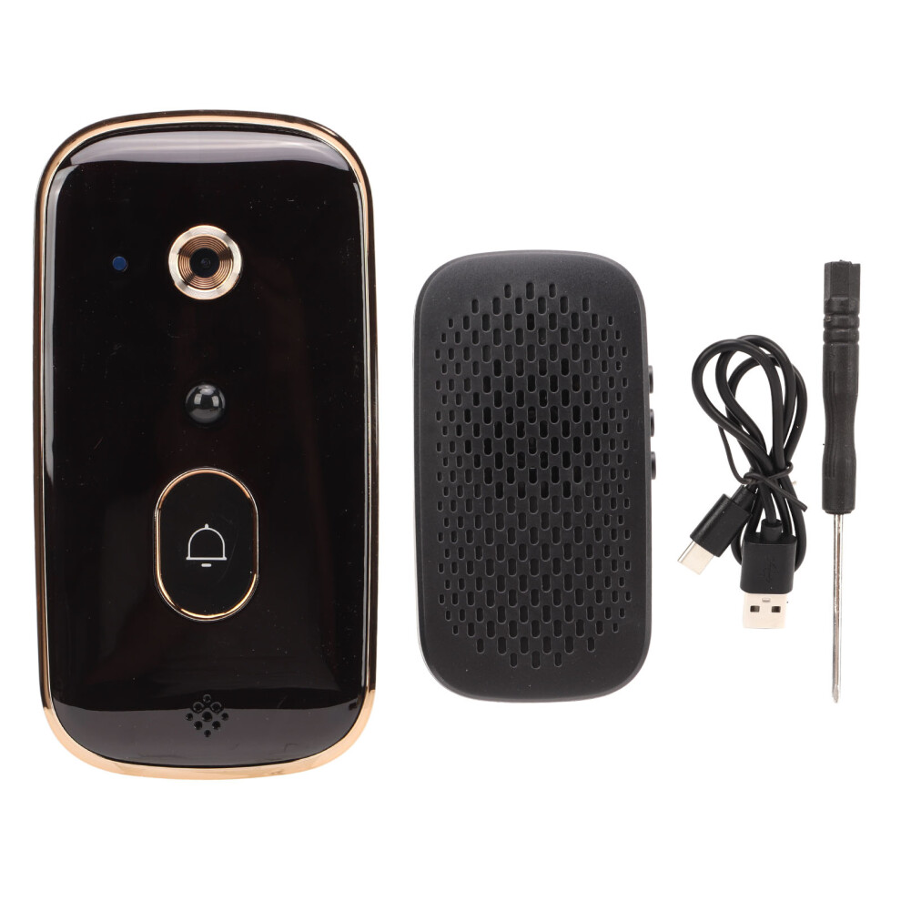 Smart Doorbell Camera 90 Degree Two Way Audio Home Intercom 604725132918