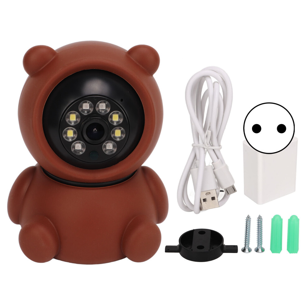 (Eu Plug) 1080P Wifi Smart Camera Night Vision Motion Detection Two Way Audio 604725133748