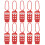 10PCS Safety Lockout Hasp 6-Hole Insulating Nylon 1