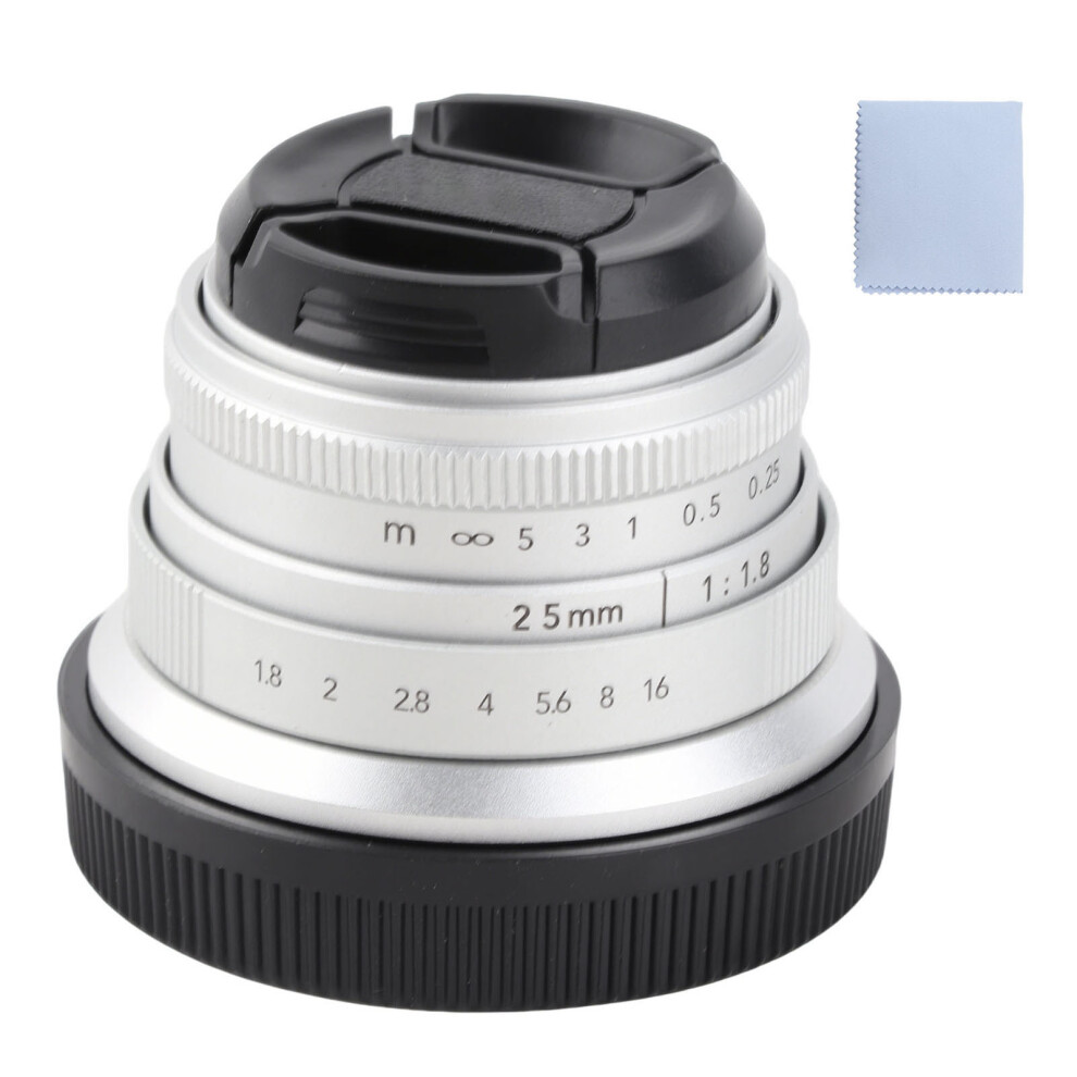 25Mm F1.8 Mark Ii Aps-C Manual Focus Lens For M Mount Silver 643505091250