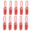 10PCS Safety Lockout Hasp 6-Hole Insulating Nylon 3