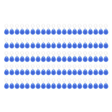 (125 KHz ID Card) 100pcs RFID Key Fob 125KHz Readable Access Control Tags