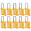 10x 3mm Sicherheitsschloss 4-Loch Isolier-Nylon 2