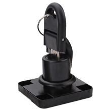 (138‑22 Black) Cabinet Door Lock Anti-Theft Zinc Alloy Rustproof Black
