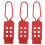 3x Tag-Out Hasp 6 Loops Nylon Safety Padlock 1