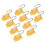 10x 3mm Sicherheitsschloss 4-Loch Isolier-Nylon 4