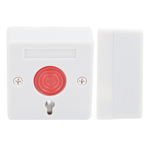 PB-68 Push Button Switch Emergency Flush Mount Alarm Manual Reset Key 2