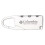 (Silver White) 3 Digit Combination Padlock Zinc Alloy Silver White 2