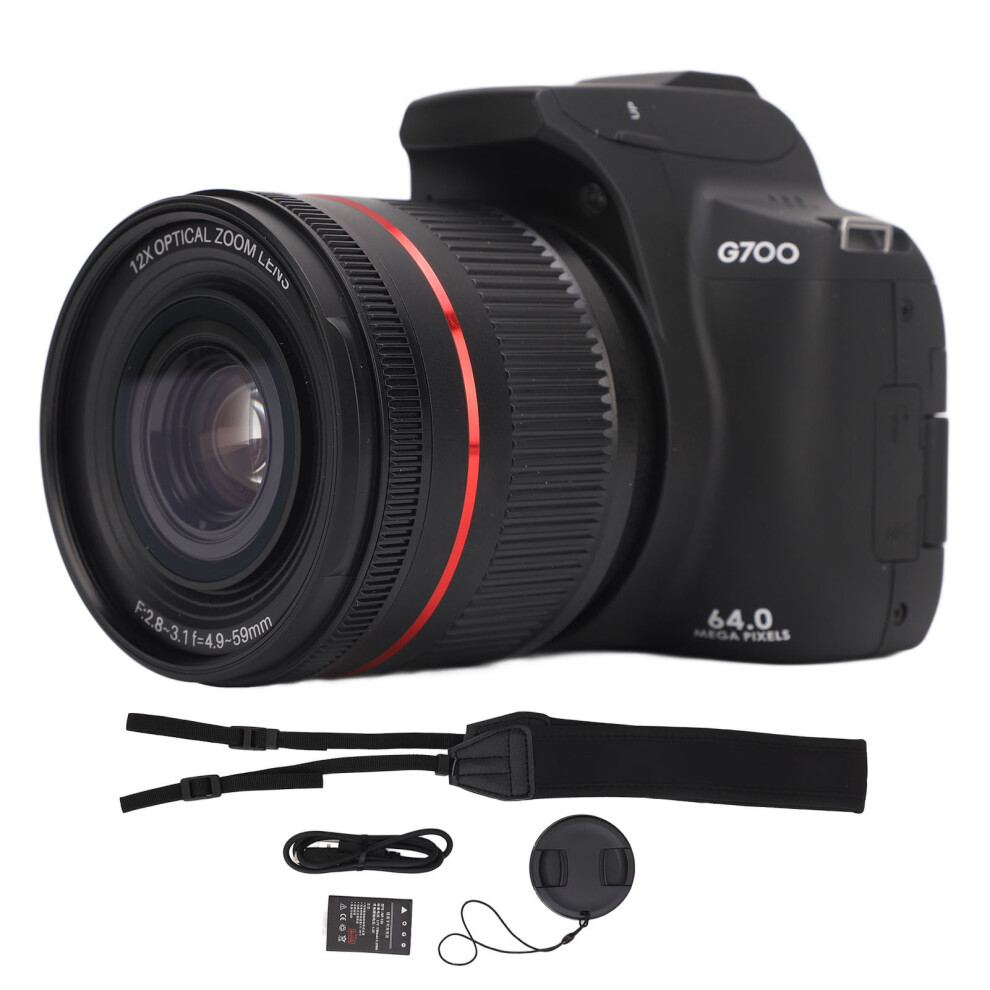 4K Digital Camera Wifi 64Mp 12X 30X Zoom Auto Focus Flip Screen 643505092219