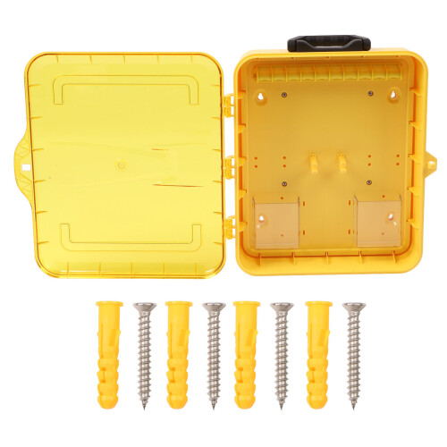 Lockout Tagout Station Portable Dual Use Visible Padlock Box