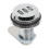 (Silver) 3-Digit Combination Cabinet Lock Zinc Alloy Password Home Security 4