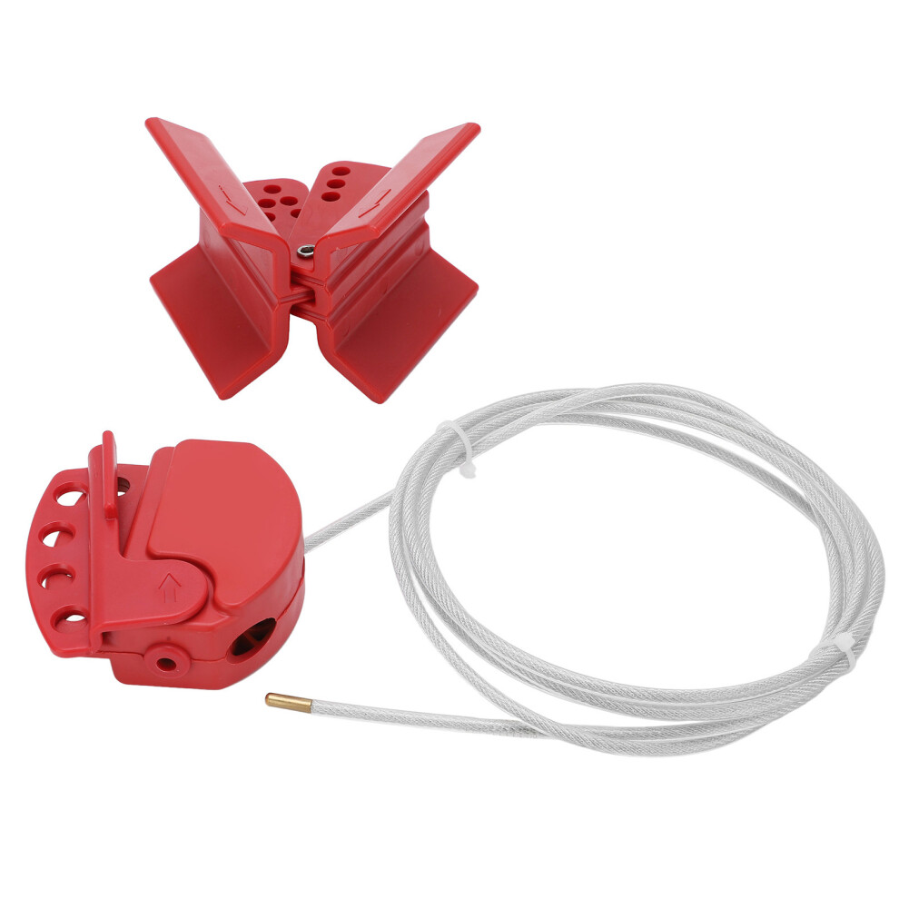 Adjustable Corrosion Resistant Security Cable Lock For Valves 604725097149