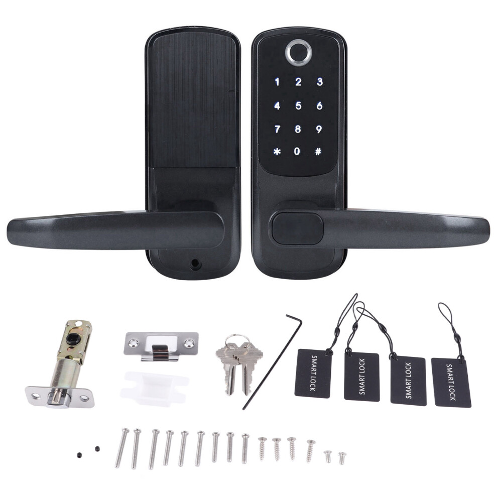 Biometric Fingerprint Door Lock Bluetooth App Password Voice 604725100283