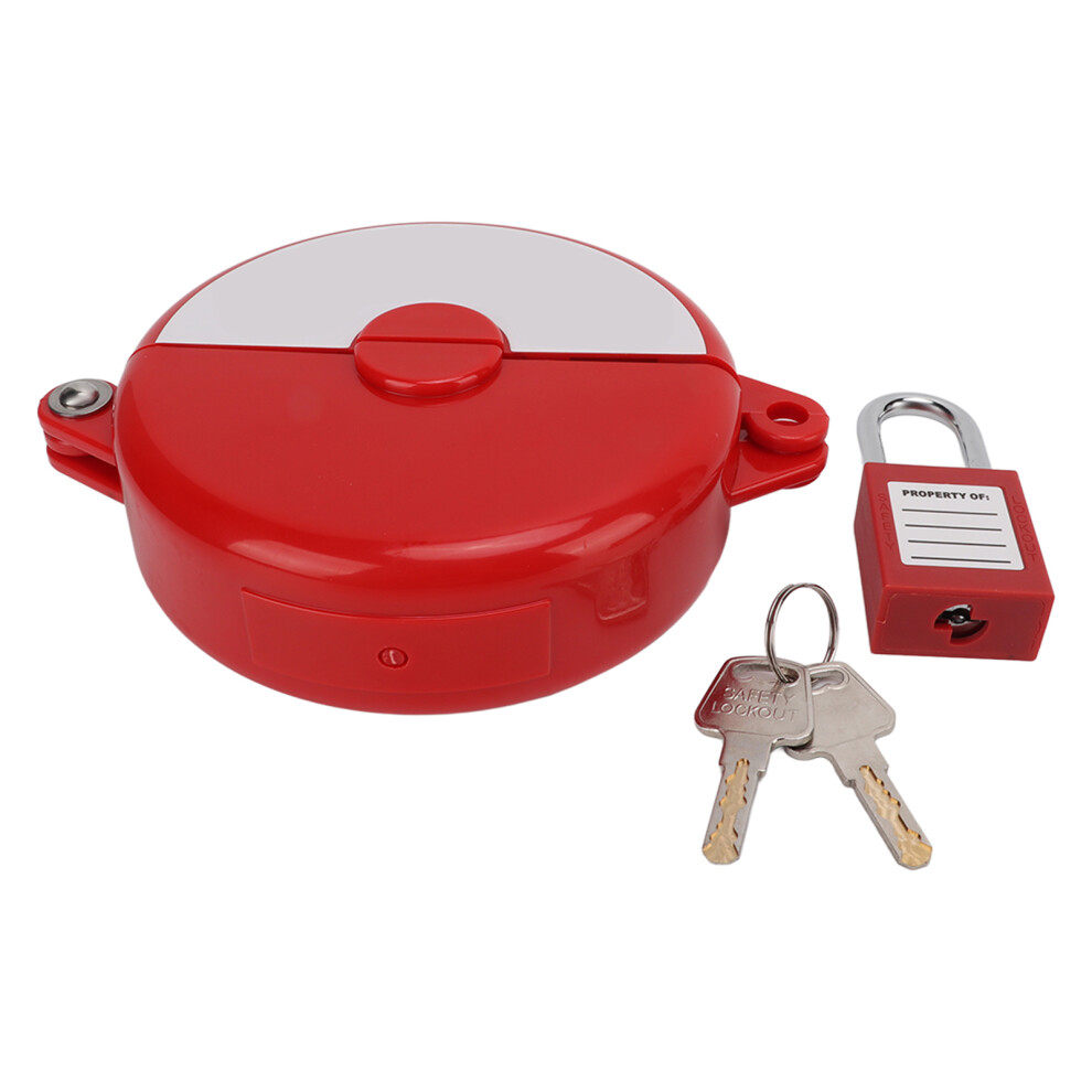 Hose Bib Lock Plastic Abs Safety Handwheel Red Tool 604725097200