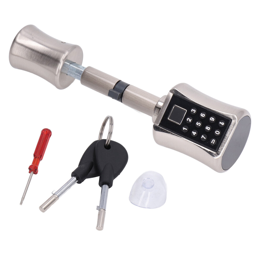 Smart Lock Cylinder Biometric Fingerprint Password For 40-100Mm Door 604725098016