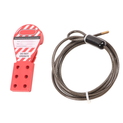 Tagout Cable Lock Rugged Rustproof 6 Hole Stainless Steel 1
