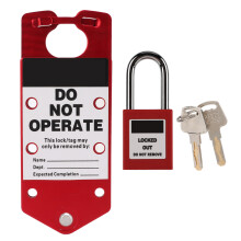 Aluminium-Sicherheits-Hasp 38mm Vorhängeschloss sicher