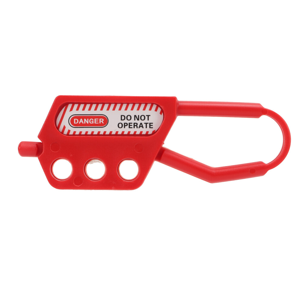 (Hasp Lock) Safety Hasp Lock 3 Holes Nylon For Chemical Coal 604725098177