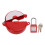 Hose Bib Lock Plastic ABS Safety Handwheel Red Tool 5