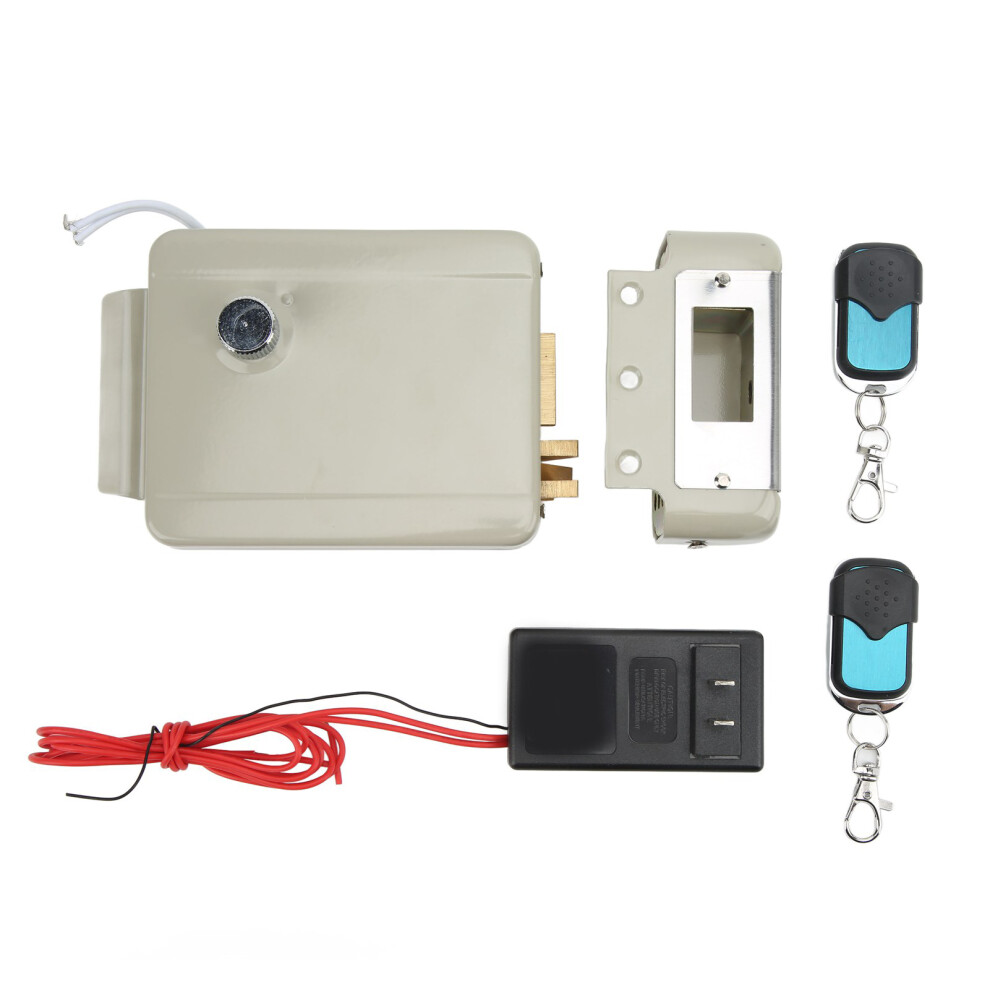 Left Open Electronic Door Lock Keyless Deadbolt With 2 Remotes 604725137937