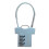 (Silver) Cute Zinc Alloy Clothes-Shaped Combination Lock for Suitcase Black 1