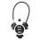 (Black) Zinc Alloy Combination Lock for Computer Travel Black 1