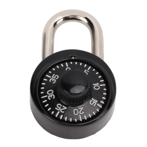 Dial Combination Lock Waterproof Hardened Steel Padlock for Gym