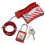 Adjustable Cable Lock 38mm Padlock Gate Valve Cabinet 4