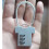 (Silver) Cute Zinc Alloy Clothes-Shaped Combination Lock for Suitcase Black 3