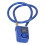 (Blue) Alarm Lock Password Remote Control 4 Digit 110dB IP55 Waterproof 5