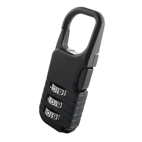 Zinc Alloy 3-Digit Combination Padlock for Medium Suitcase 2