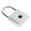 (Silver) Smart-Fingerabdruckschloss USB-Akku IP56 wasserdicht Silber 5