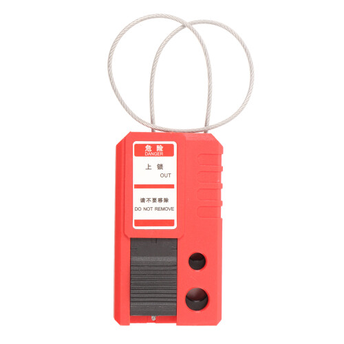 Adjustable Stainless Steel Cable Lock Industrial Shutdown