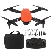 (Orange) RC Drone 4K Dual Camera Quadcopter Wifi Foldable Obstacle Avoidance