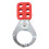 Stahl-Verriegelungsschloss 6 Löcher Rot/Silber 4