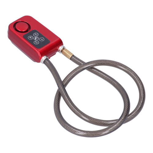 (Red) Alarm Lock Password Remote Control 4 Digit 110dB IP55 Waterproof 2