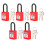 (Red) 5x38mm-Nylon-Schutzschloss-Industrie-Rot 2